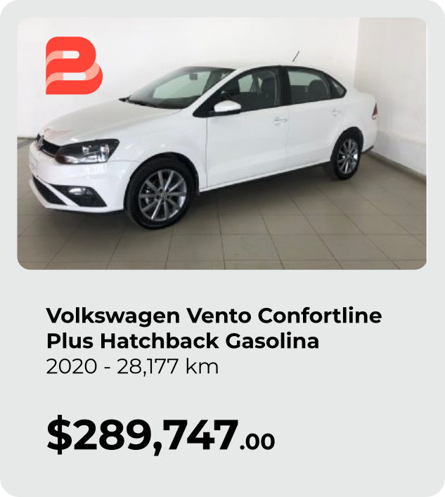 Vehículo seminuevo disponible