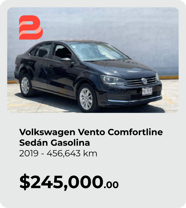 Vehículo seminuevo disponible